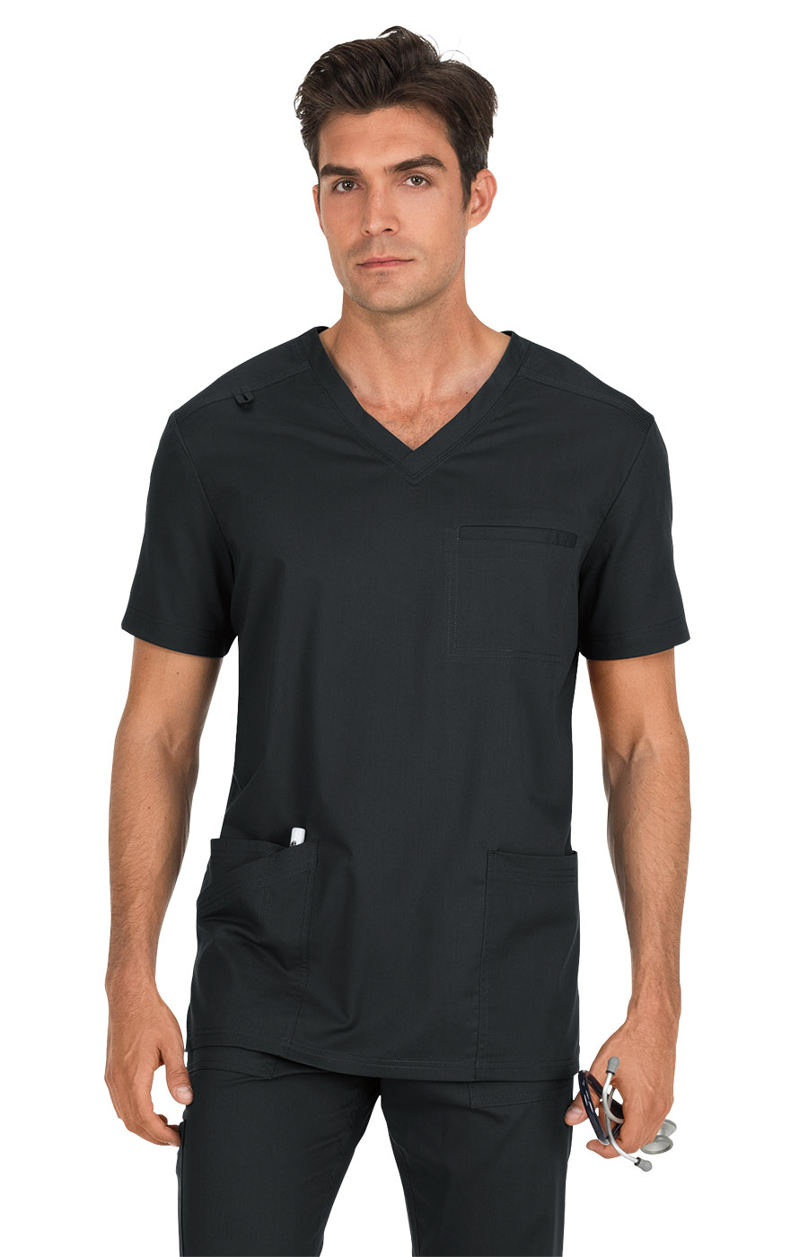 Koi Stretch Tyler Top Black 665