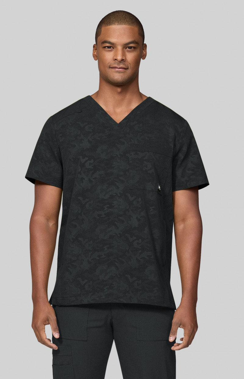 Koi Caldwell Top Camo Black 678PR