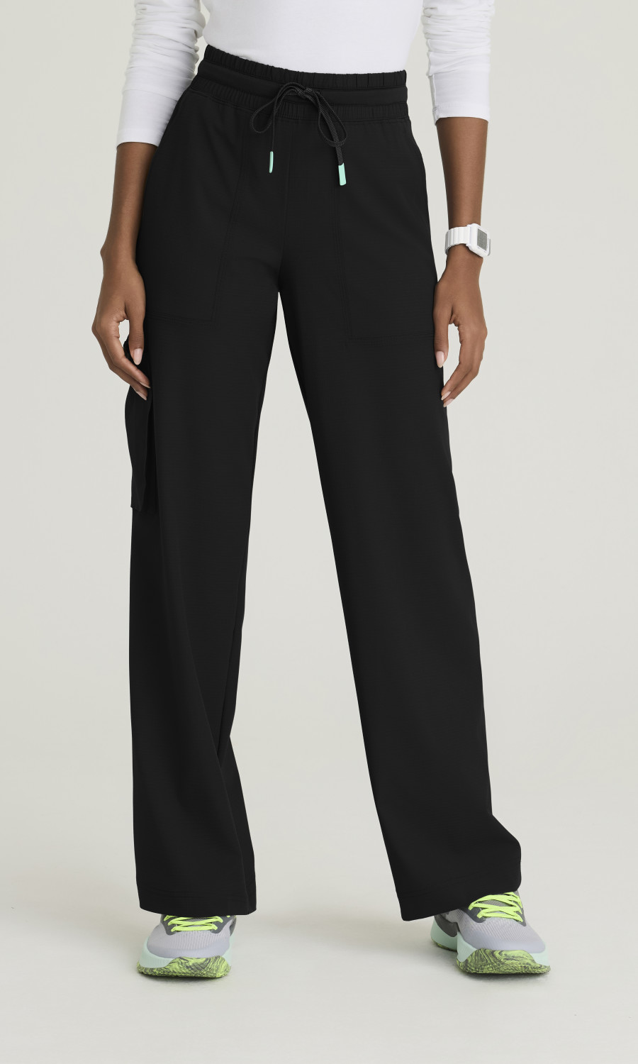 Skechersâ„¢ by Barco Ripstop Women's 5 Pocket Shirred Waistband Wide Leg Pant