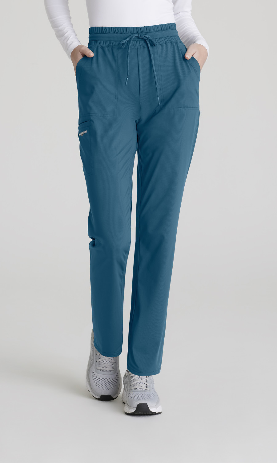 Skechers Slip-ins Shirred Waistband Slim And Straight Pant