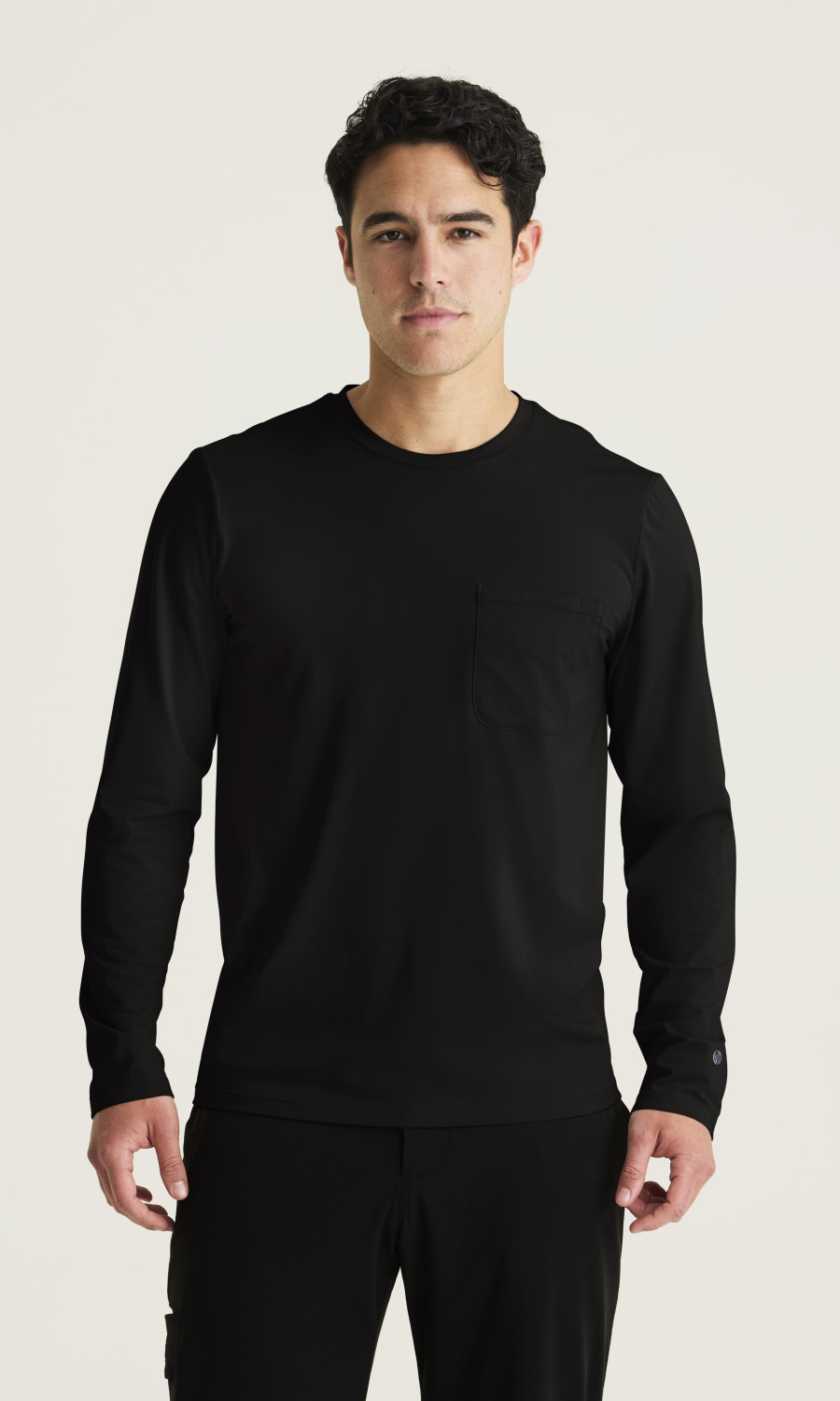 Grey's Anatomy Cultivate Grey's Anatomyâ„¢ by Barco Cultivate Men's 1-Pocket Crew Neck Long Sleeve Tee