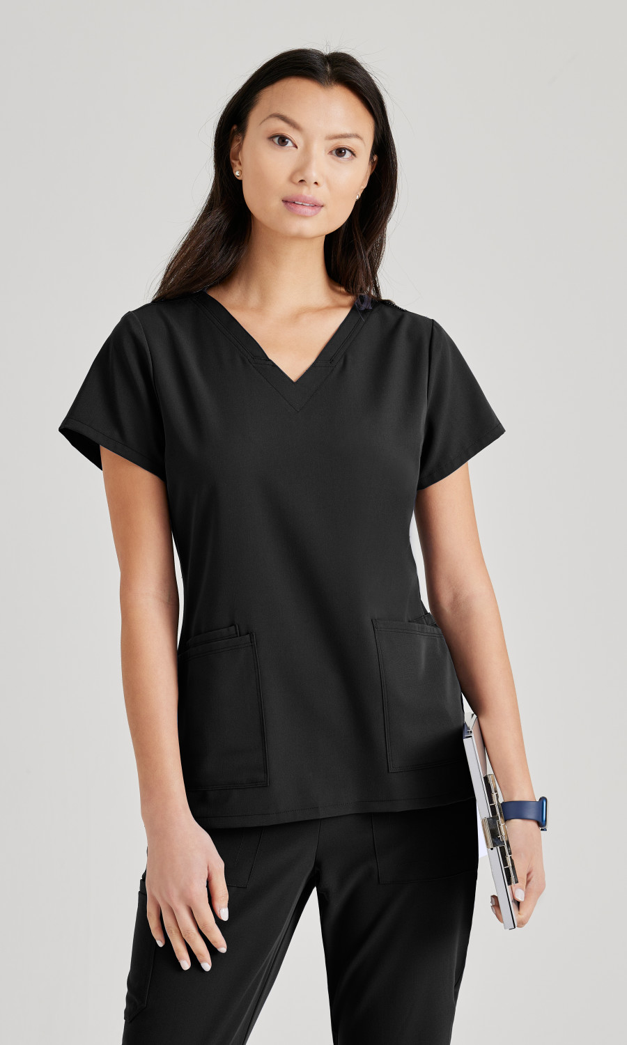 Barco Unify Women's 4 Pocket V-neck Top