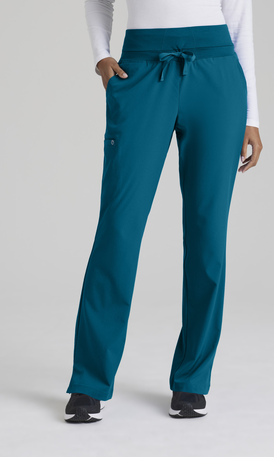 Barco One Stride Pant-5 Pocket Mid-Rise Fit & Flare Women's Scrub Pants