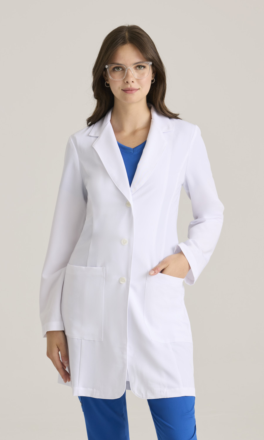 Greys Anatomy Signature Grey's Anatomy Signature Morgan Lab Coat -2 Pocket 35" Coat