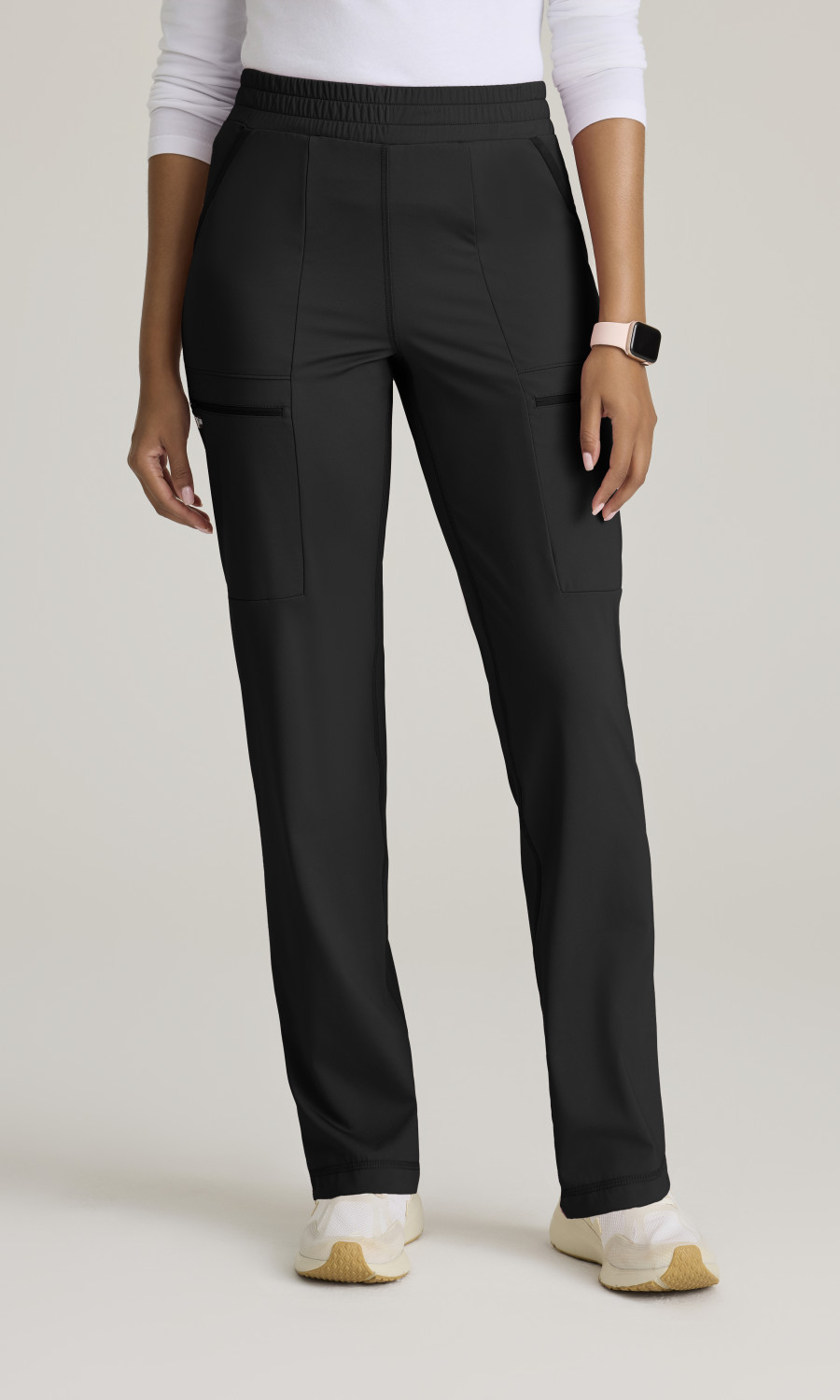 Grey's Anatomyâ„¢ by Barco Knit Stretch Grey's Anatomy Knit Stretch Momentum Women's 6-Pocket Straight Leg Pant