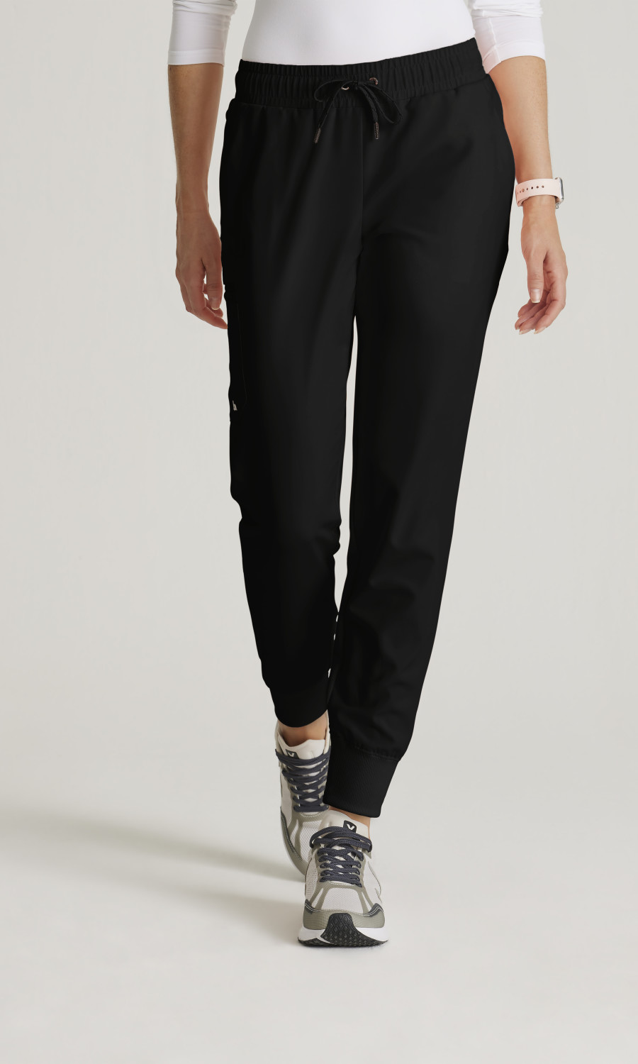 Barco Unify Women's 5 Pocket Elastic Waistband Rib Cuff Jogger
