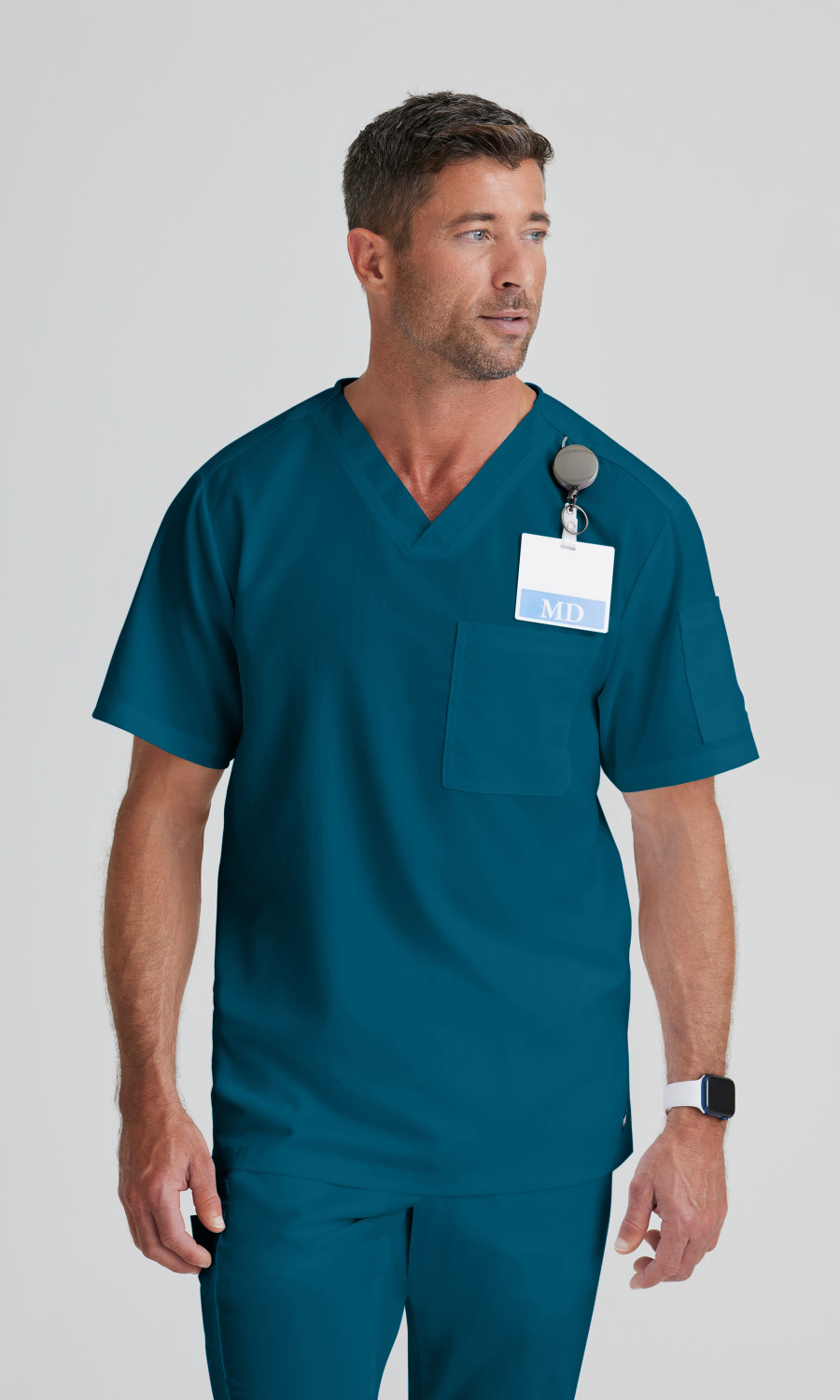 Greys Anatomy Classic Grey's Anatomy Classic Evan Top-V-Neck Men's Scrub Top