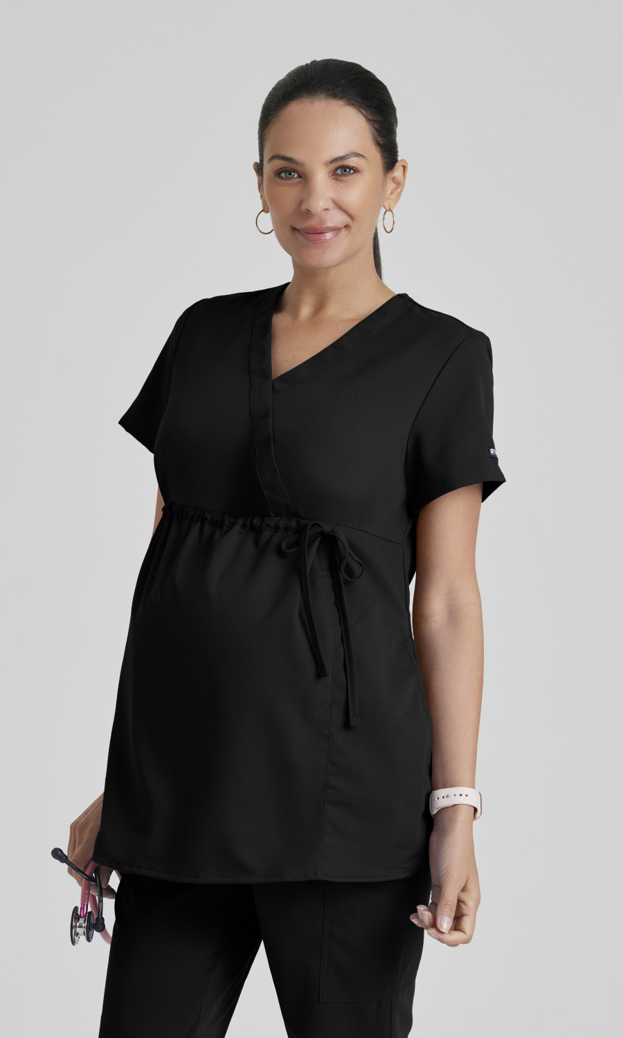 Greys Anatomy Classic Grey's Anatomy Classic Lilah Scrub Top-Women's Maternity