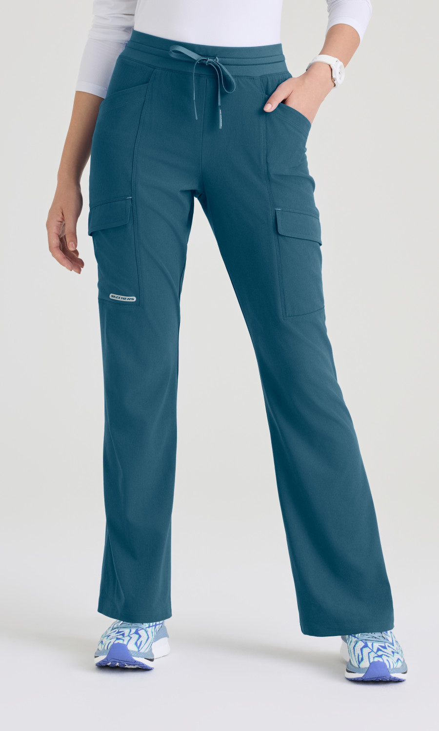 Skechers Women's 5 Pocket High Rise Fit & Flare Pant
