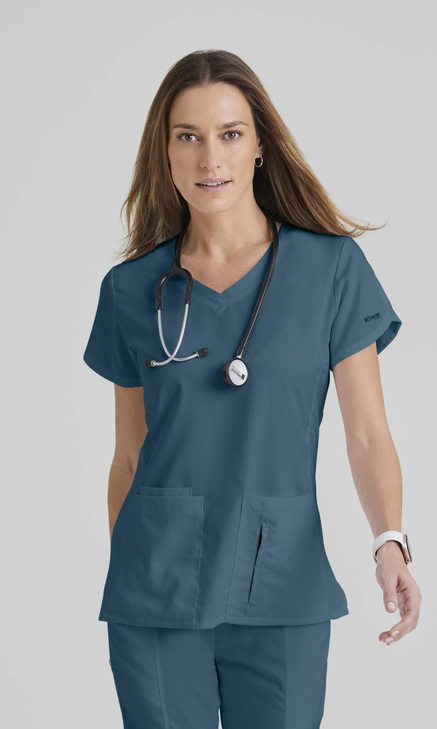 Greys Anatomy Classic Grey's Anatomy Classic Cora Top - 4 Pocket V-Neck Scrub Top