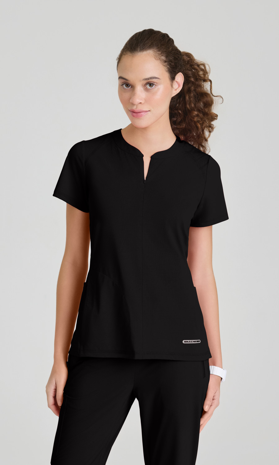 Skechers Slip-ins Women's 4 Pocket Banded Collar Top